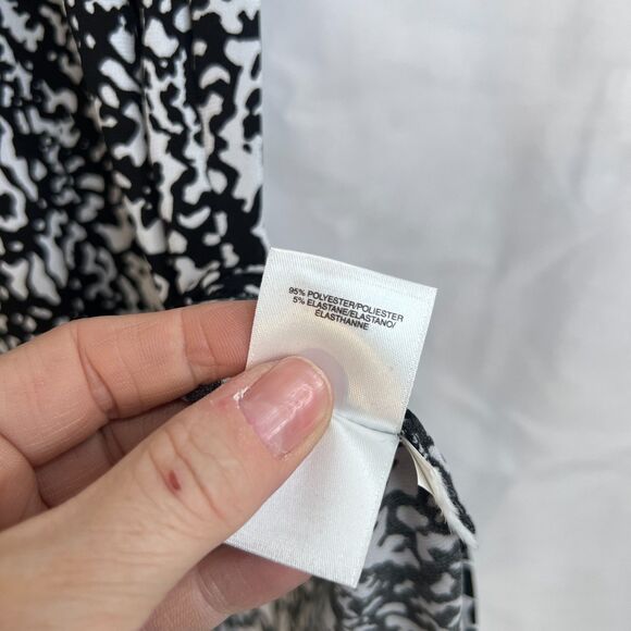 Jones New York Sleeveless Abstract Tank Blouse Office Work Base Layer Size XL - Picture 7 of 9